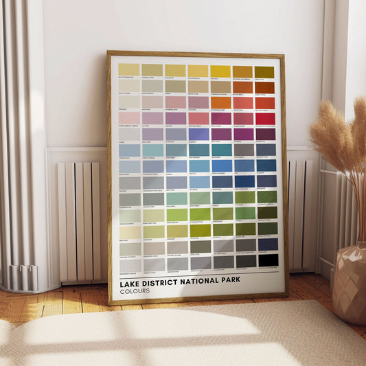 Lake District Print - Lake District Colours Print - Shades of the Lake District