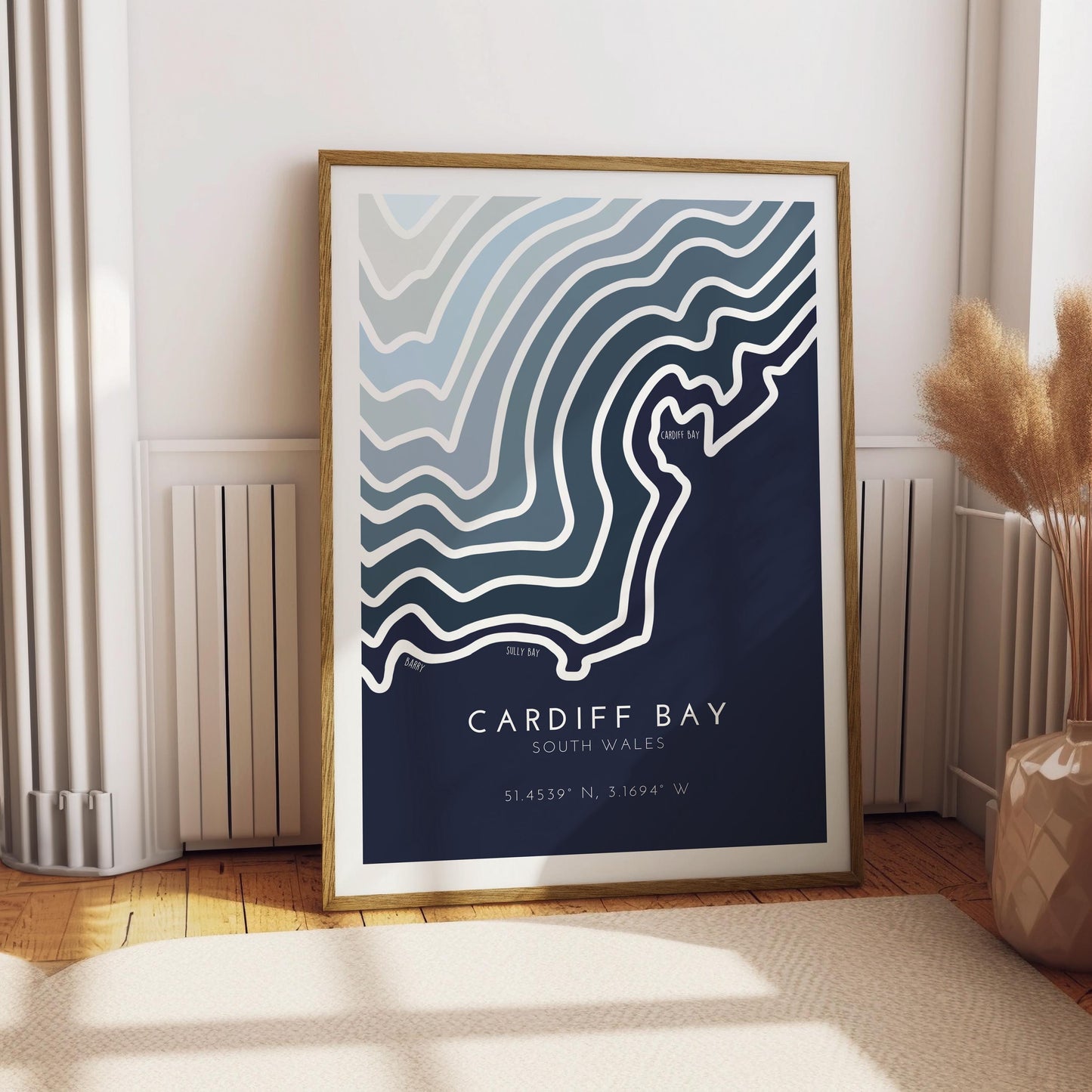 Cardiff Bay Coastal Print - Cardiff Bay Coastline Print - Cardiff Bay Print