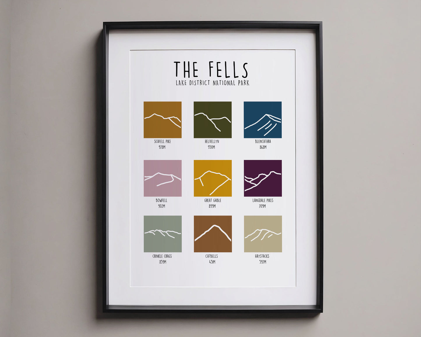 The Fells of The Lake District - Lake District Print - Lake District National Park