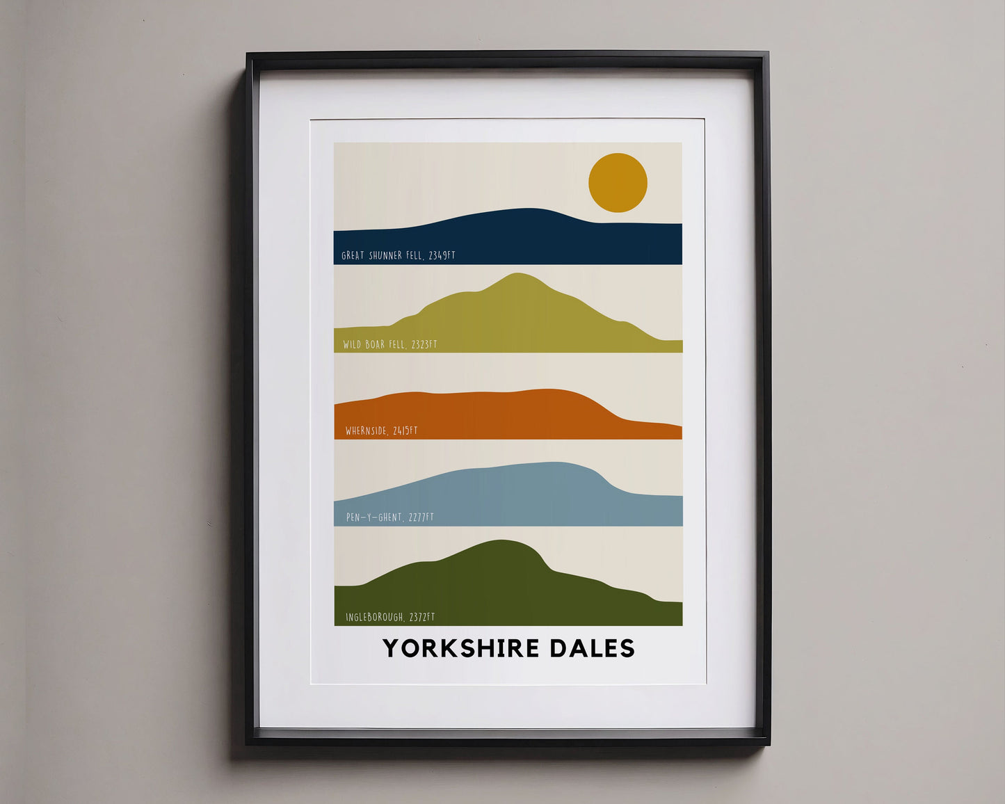 Yorkshire Dales Print, Yorkshire Dales National Park Print