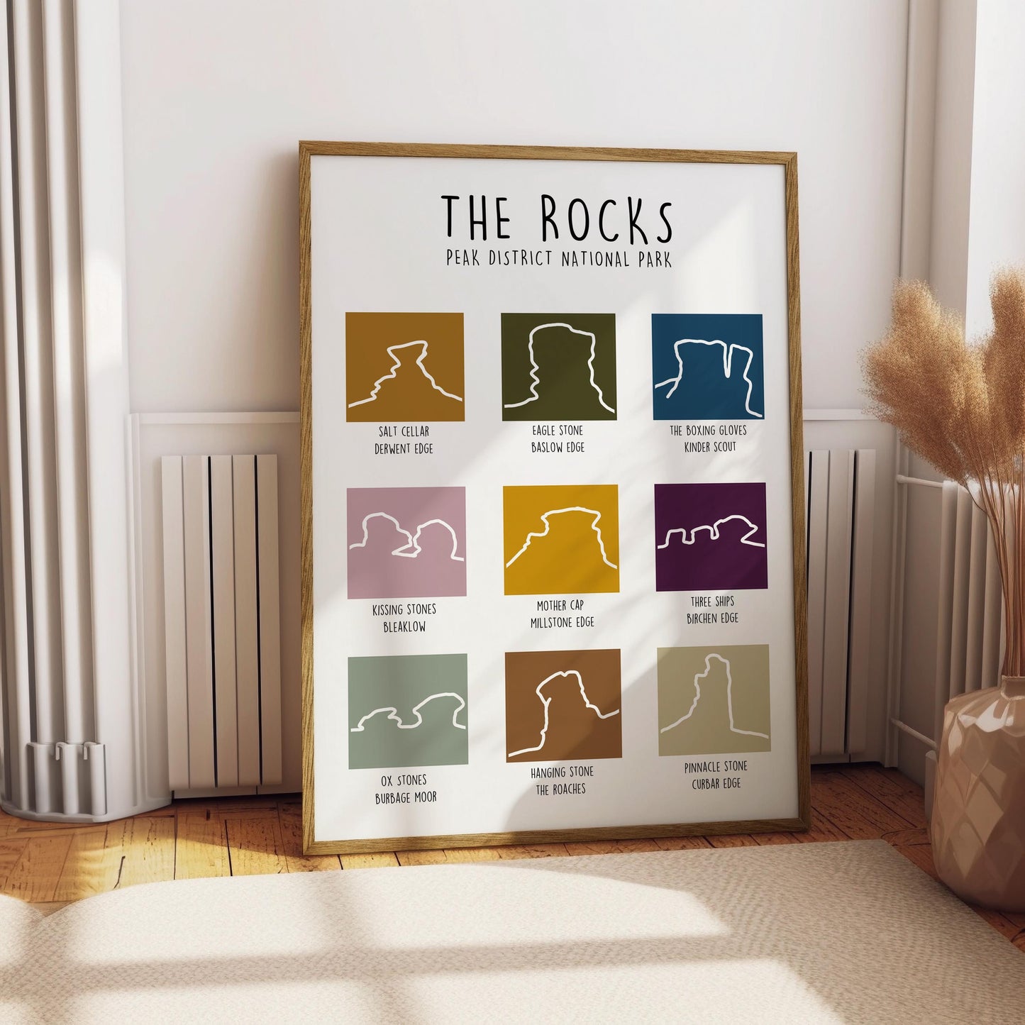 The Rocks of the Peak District Print | The Peaks Print | Peak District Wall Art