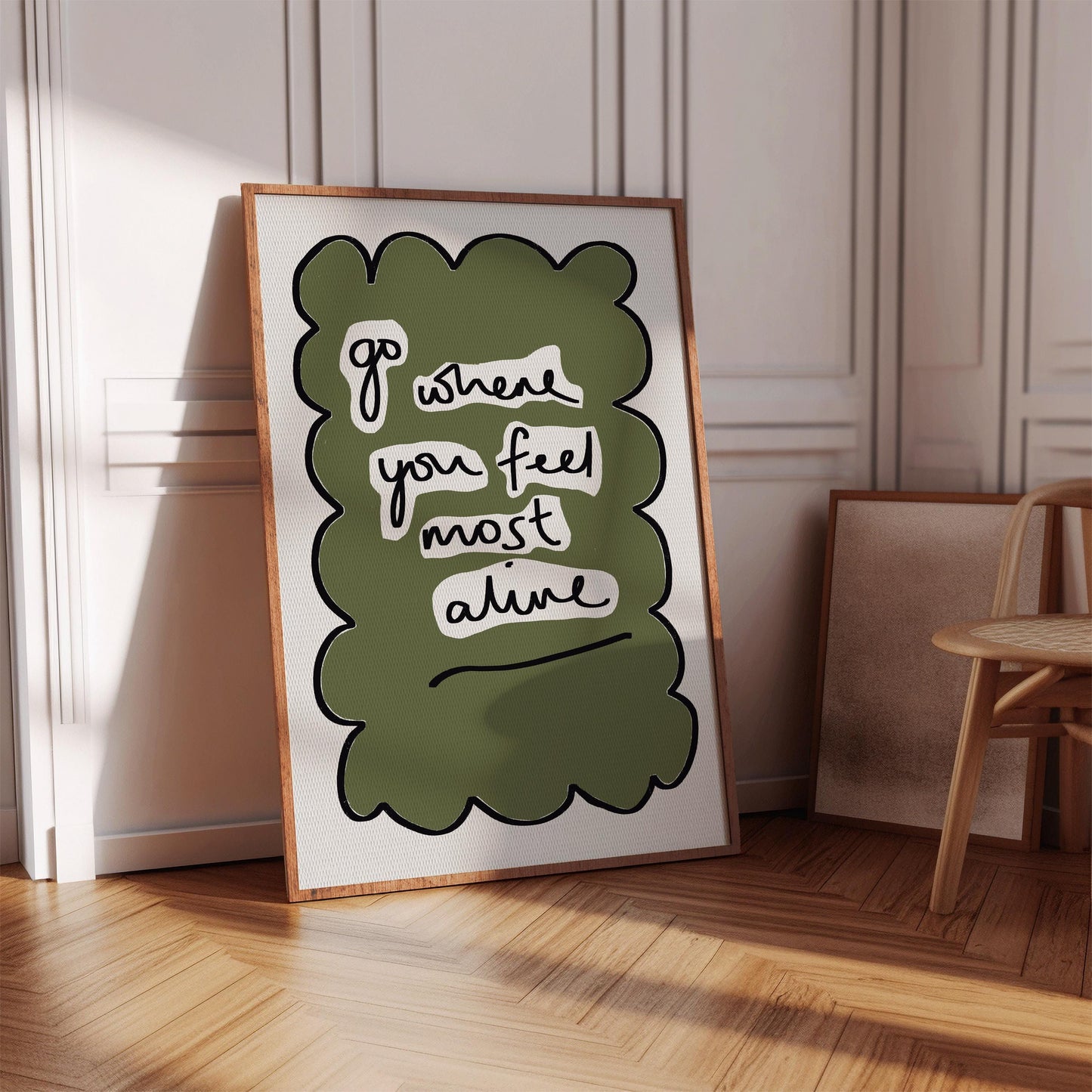 Inspirational Hand Drawn Print - Inspirational Typography Print