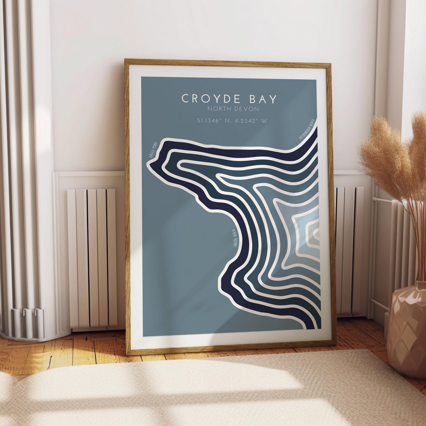 Croyde Bay Coastline Print - Croyde Bay Print