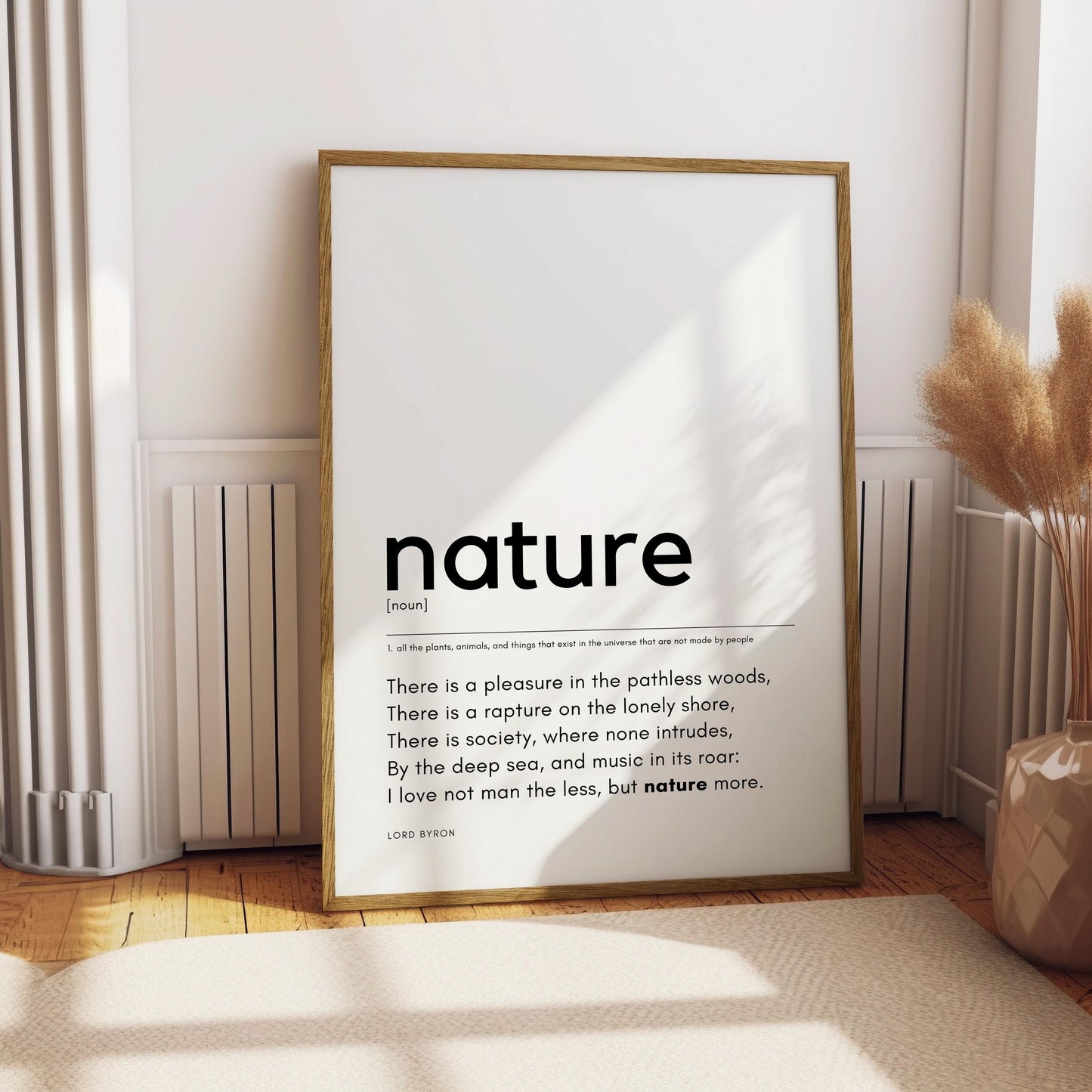 Nature Quote, Typography Art