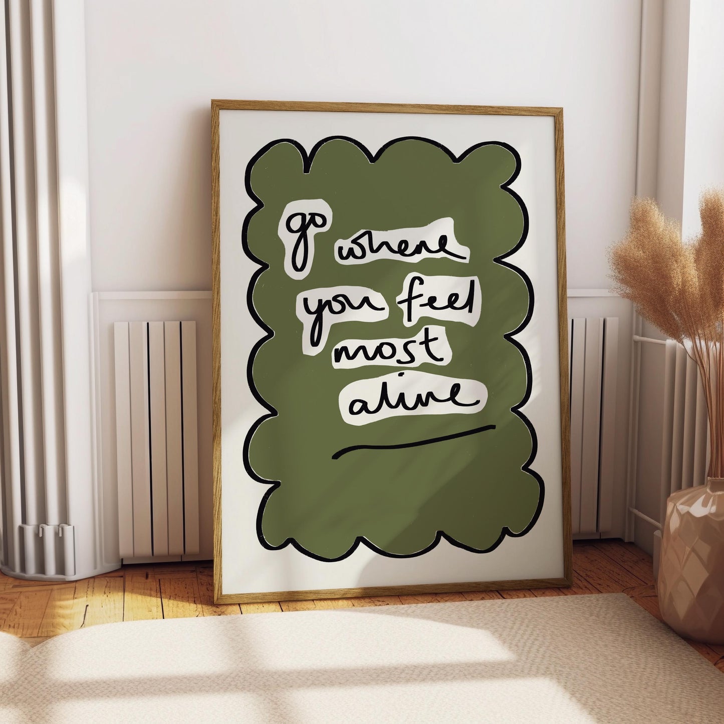 Inspirational Hand Drawn Print - Inspirational Typography Print