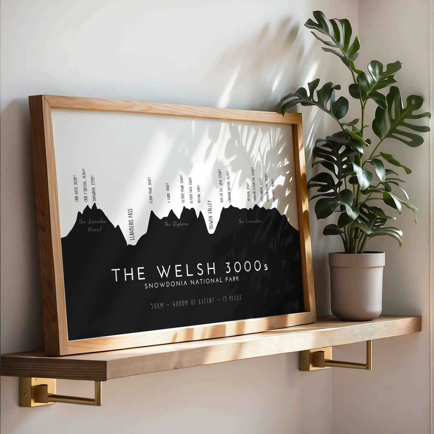 The Welsh 3000s Challenge - Welsh Mountains - Snowdon Print