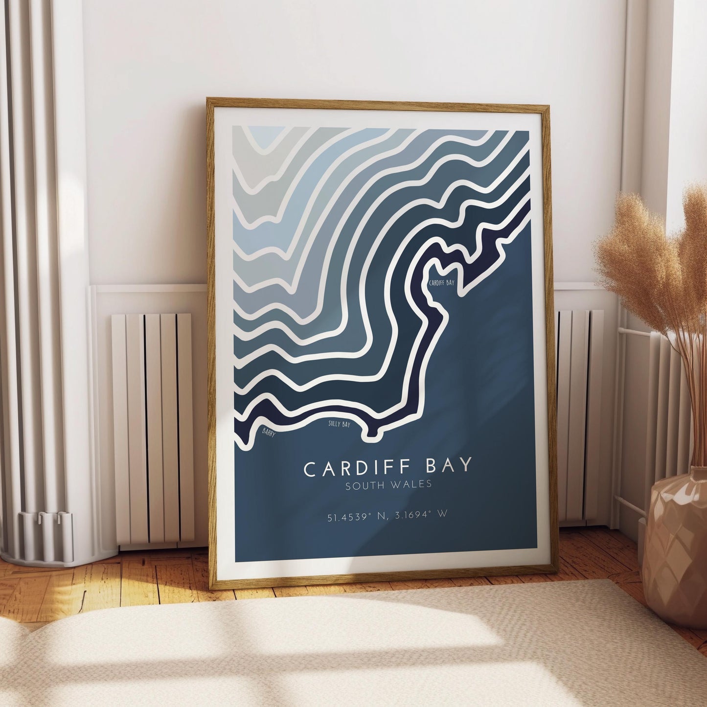 Cardiff Bay Coastal Print - Cardiff Bay Coastline Print - Cardiff Bay Print