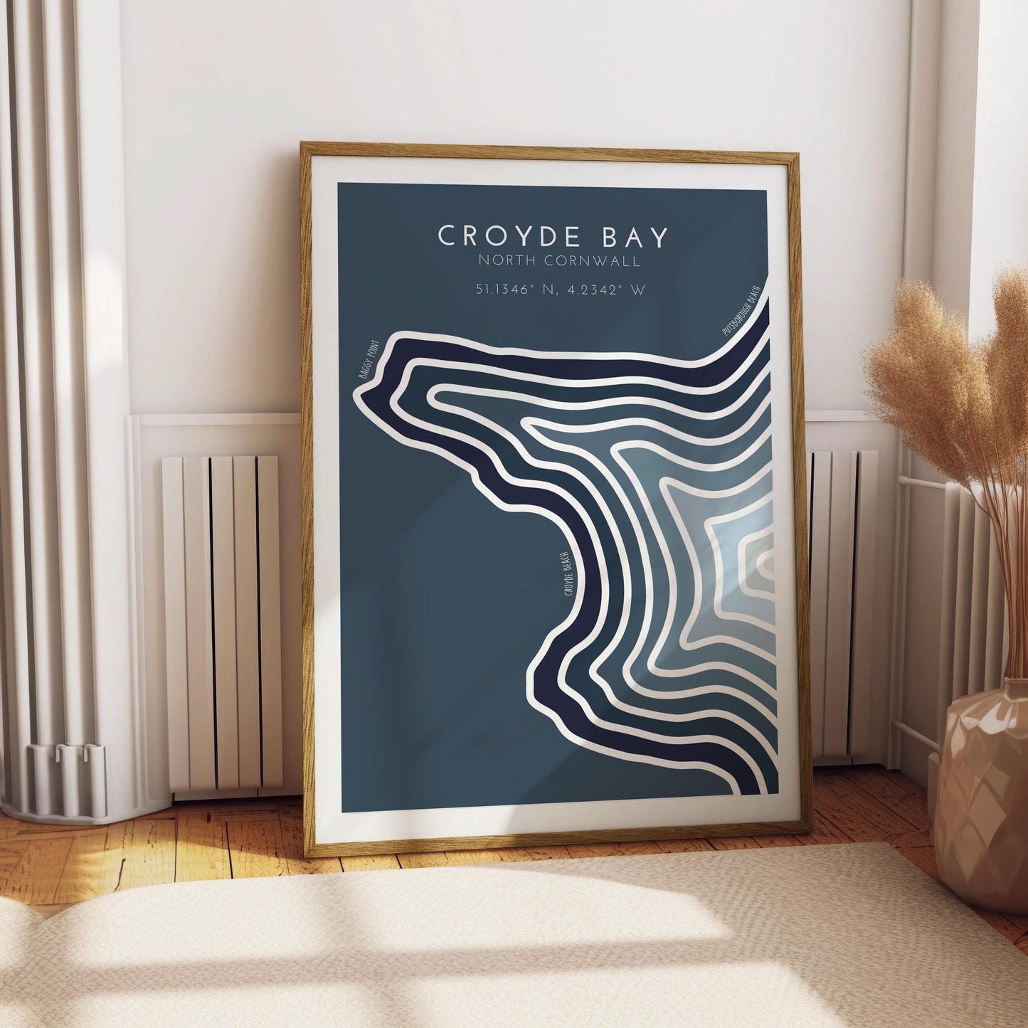 Croyde Bay Coastline Print - Croyde Bay Print