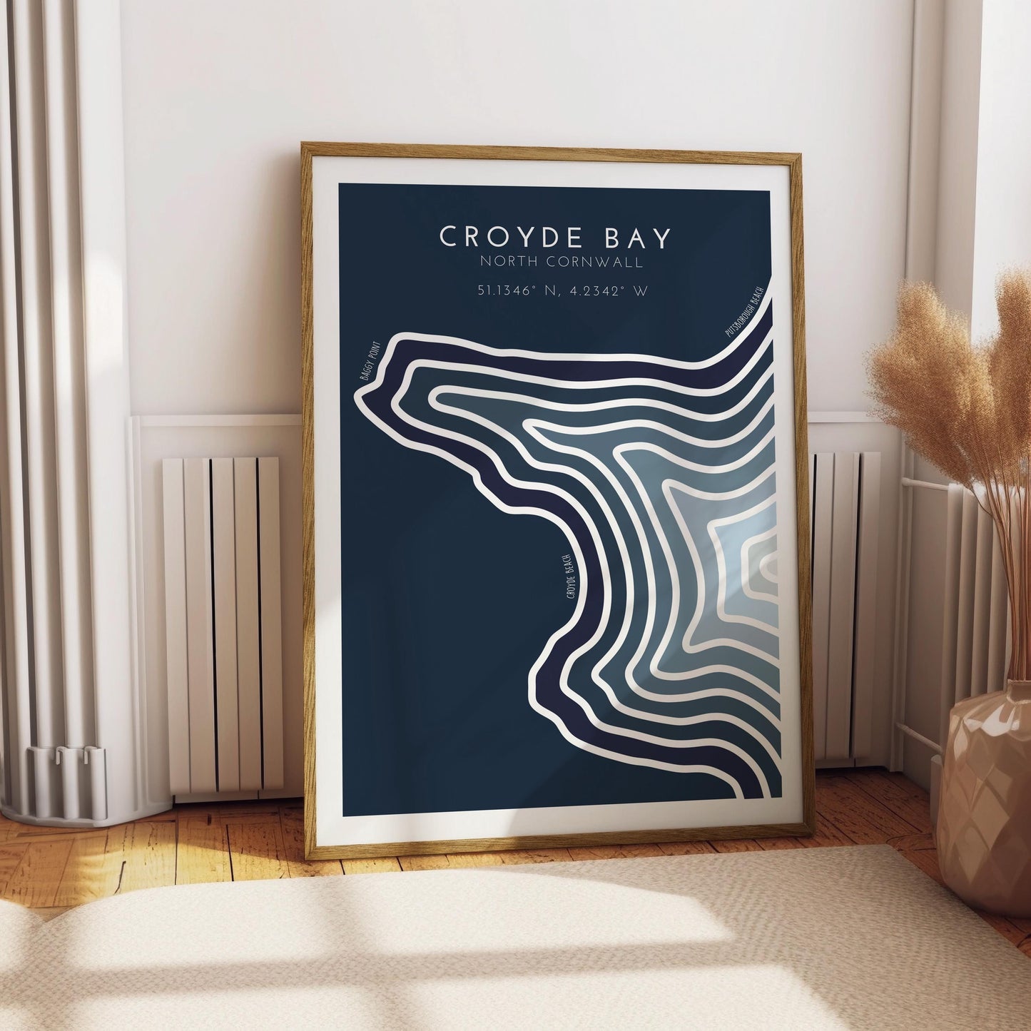 Croyde Bay Coastline Print - Croyde Bay Print