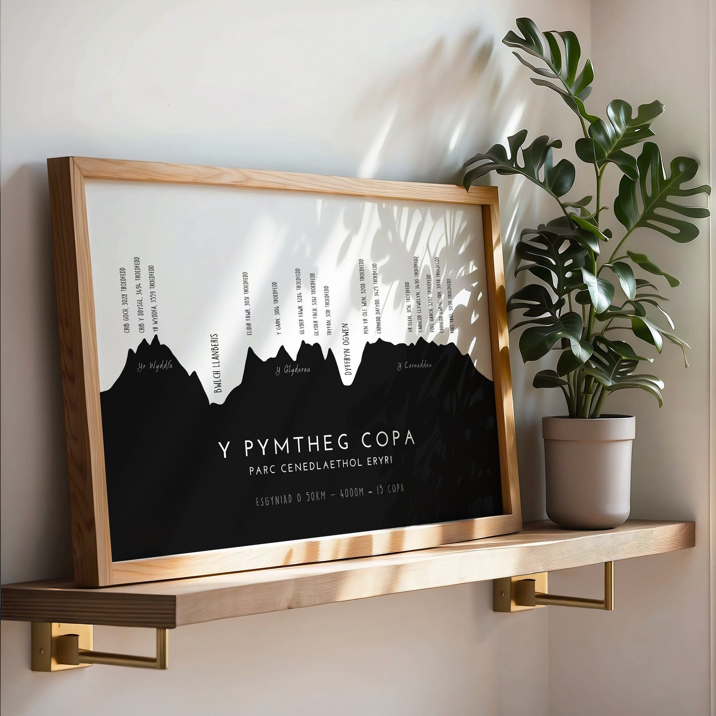 The Welsh 3000s Challenge (Welsh Version) - Welsh Mountains - Snowdon Print