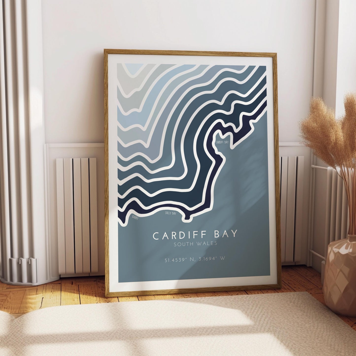 Cardiff Bay Coastal Print - Cardiff Bay Coastline Print - Cardiff Bay Print