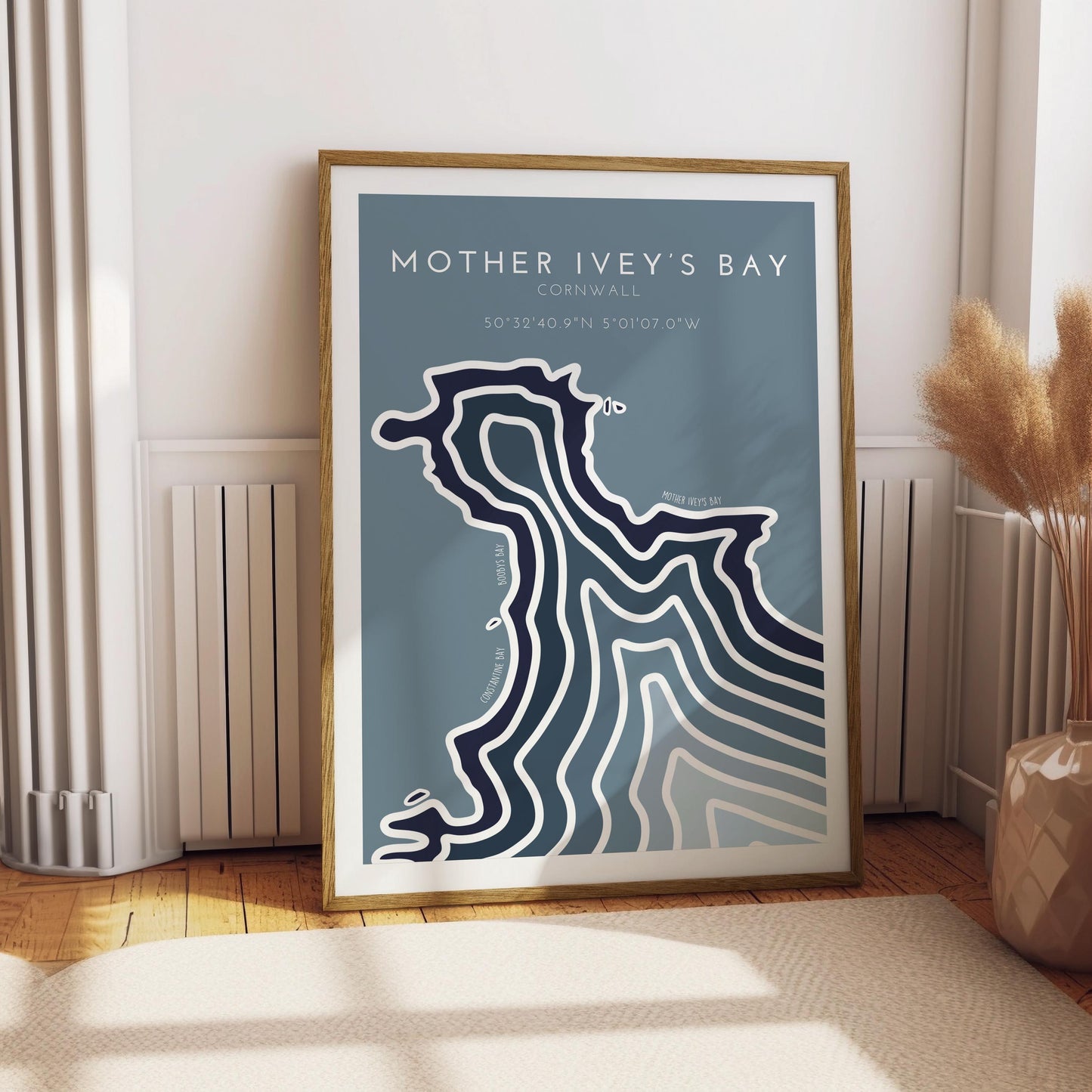 Mother Ivy's Bay Coastal Print - Cornwall Coastline Print