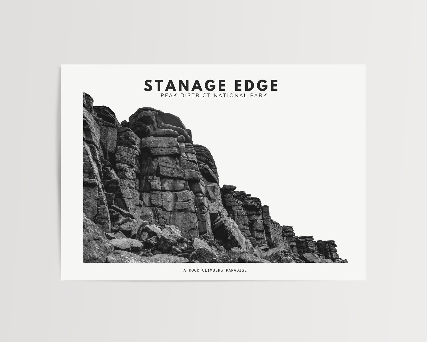 Peak District Print - Stanage Edge Print
