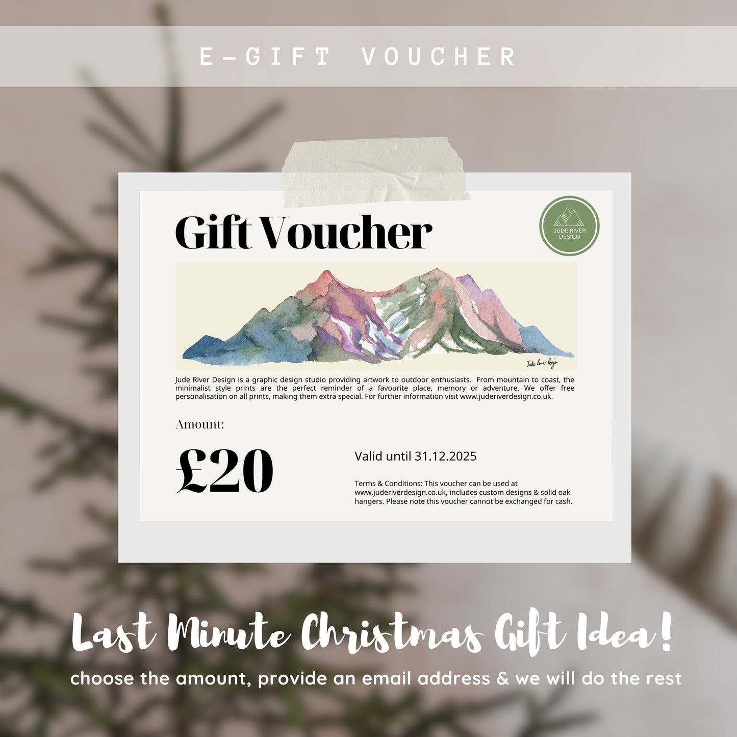 Jude River Design E-Gift Voucher