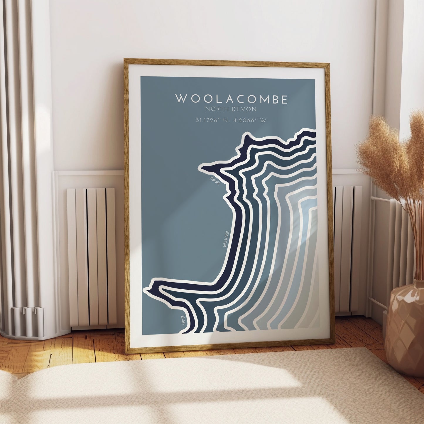 Woolacombe Coastline Print -  Woolacombe Bay Print
