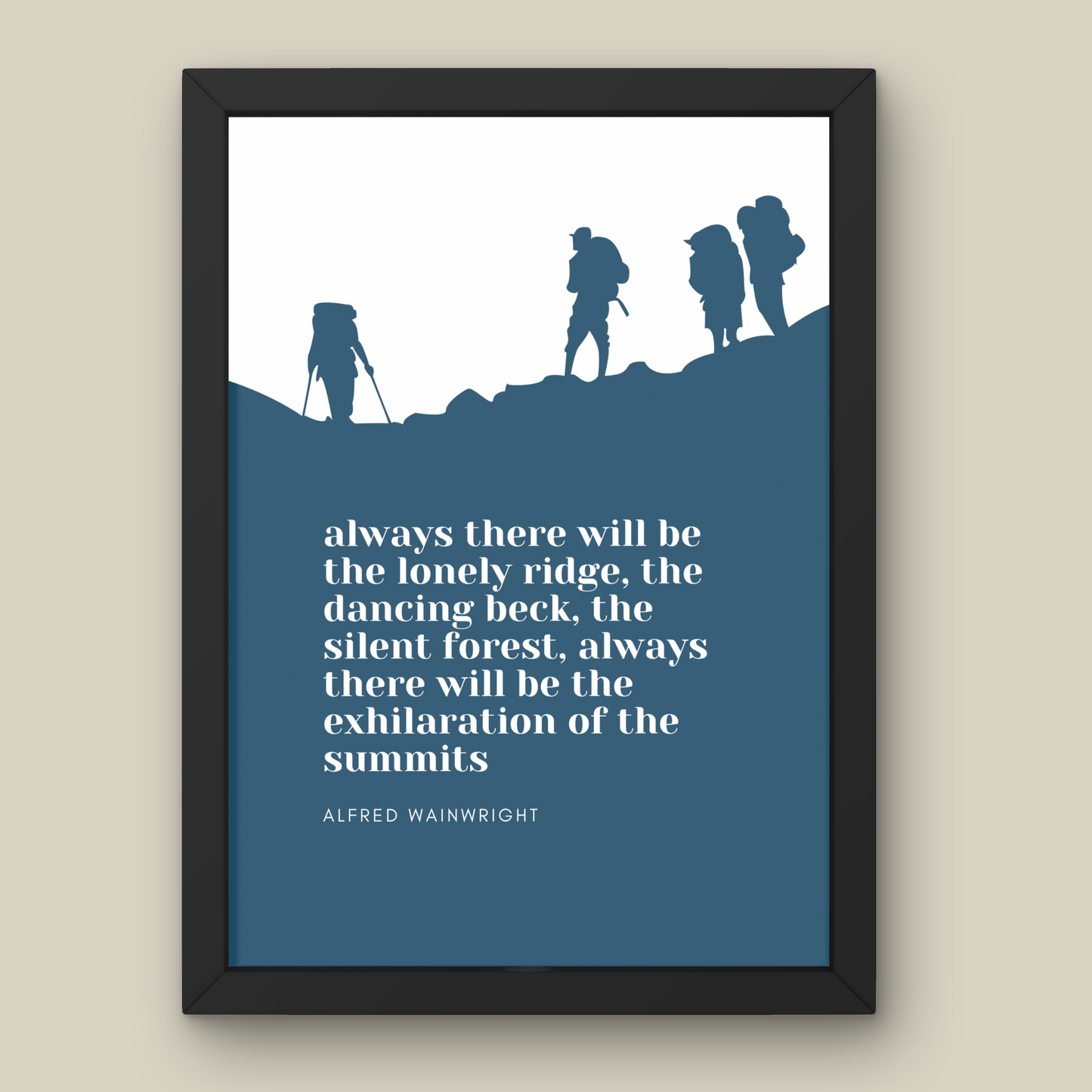 Wainwright Quote Print