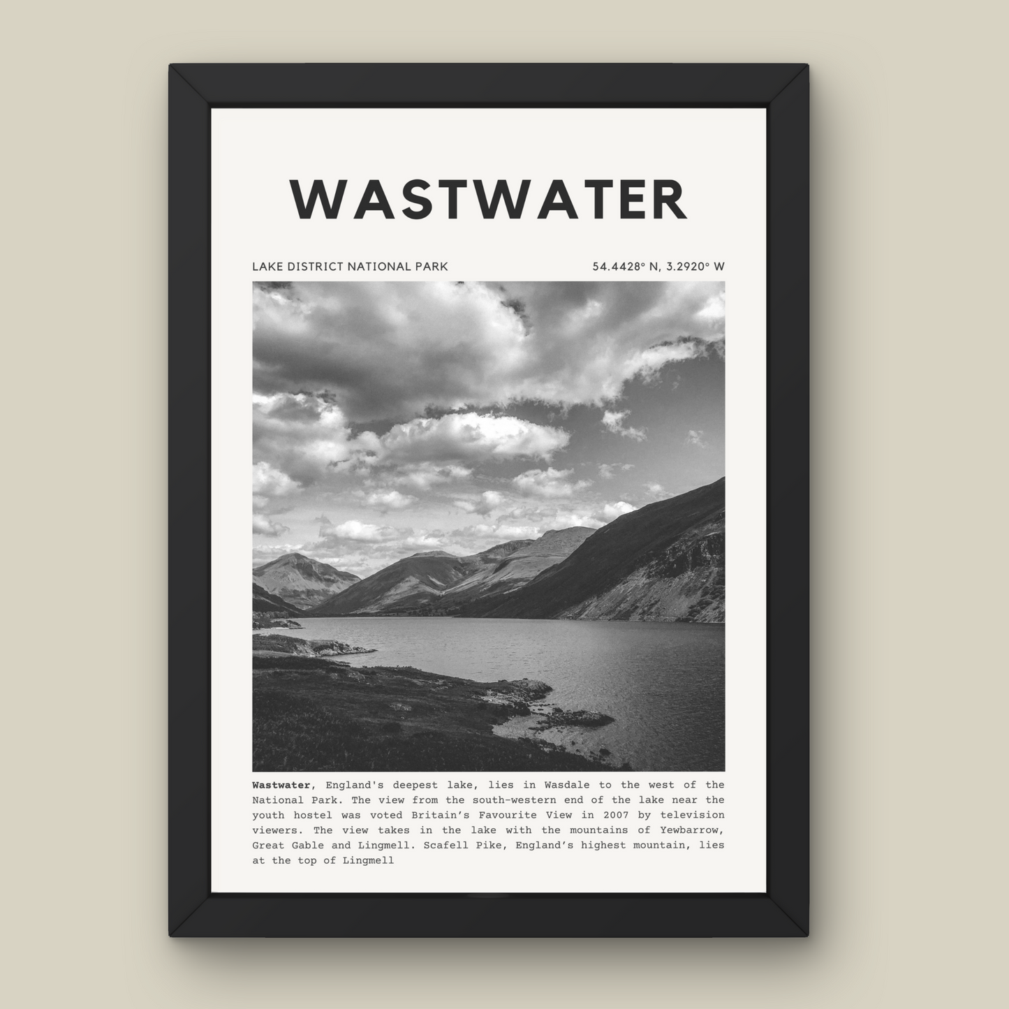 Wastwater Print