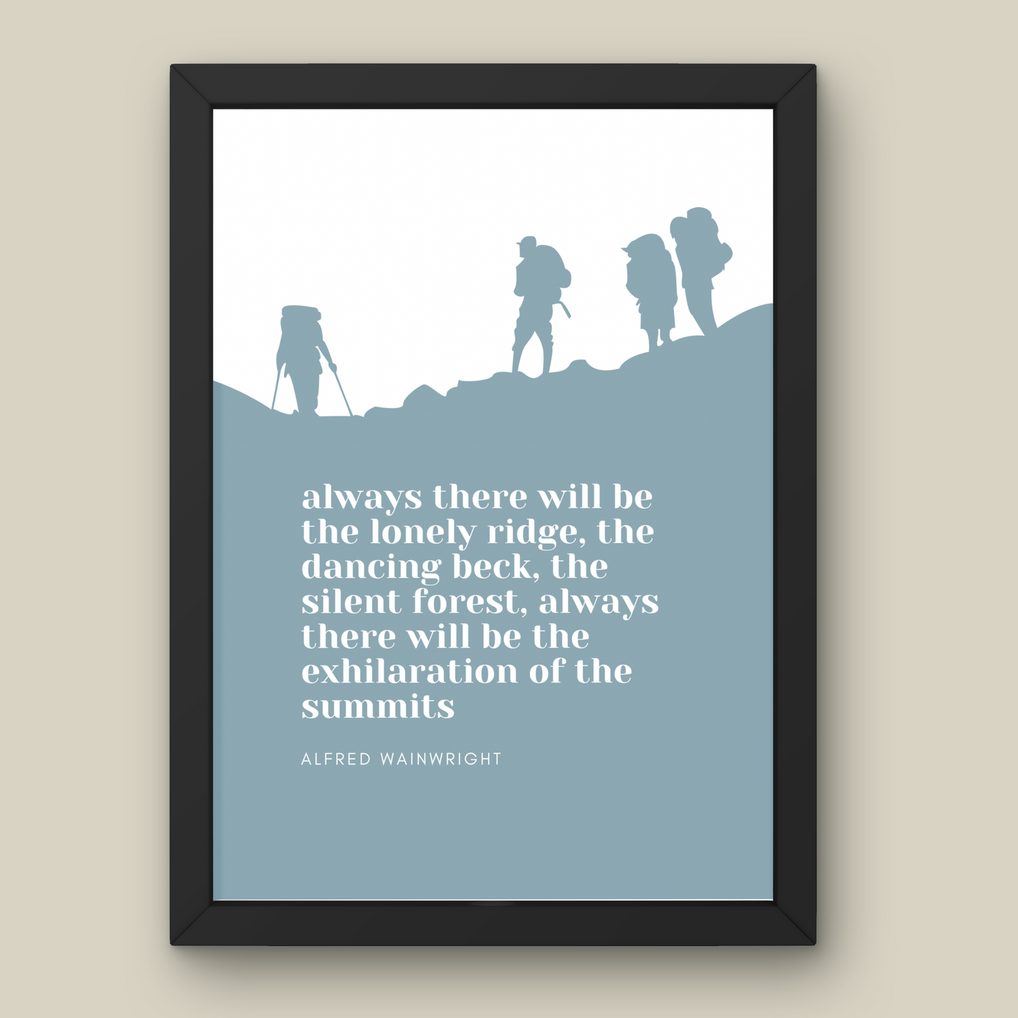 Wainwright Quote Print