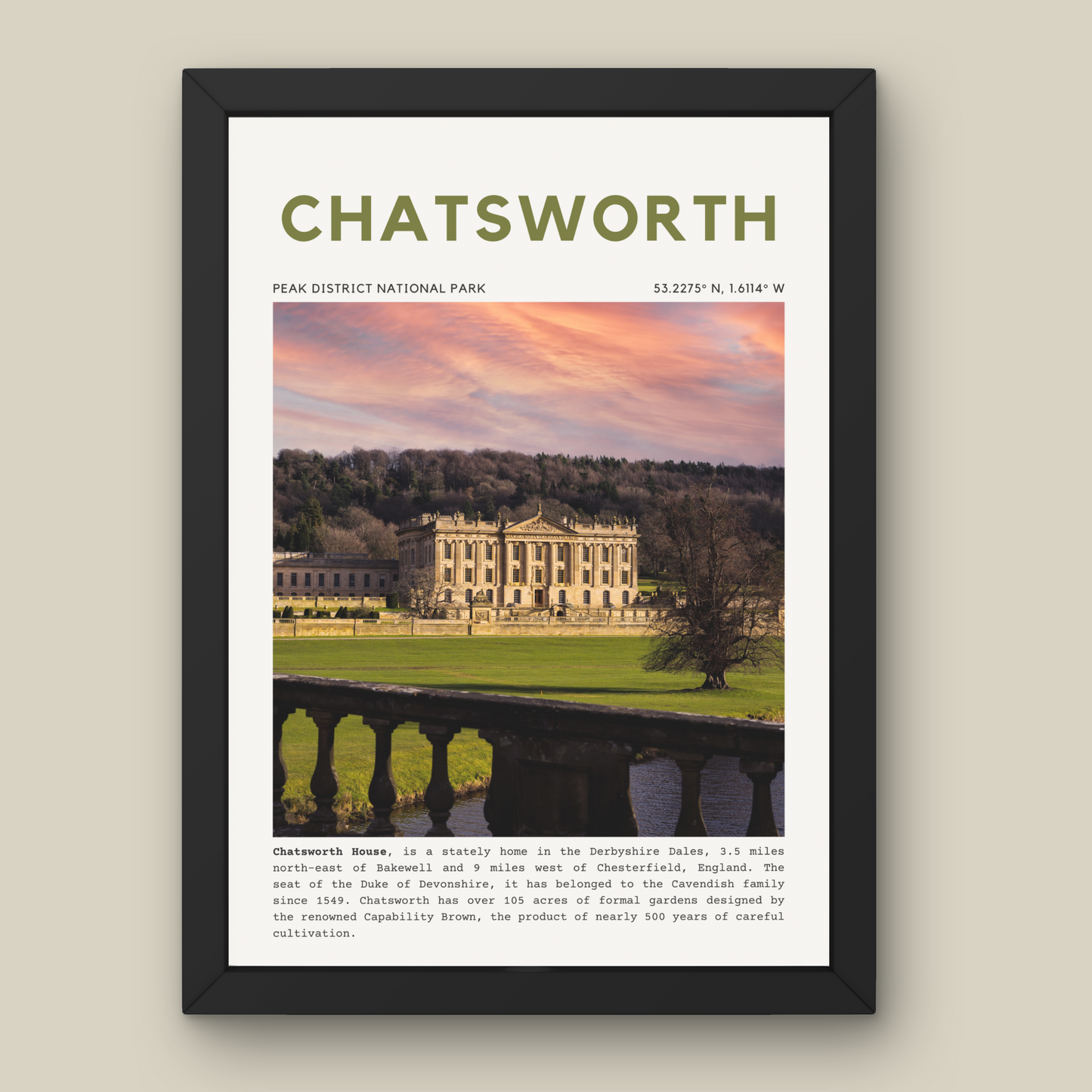 Chatsworth Print