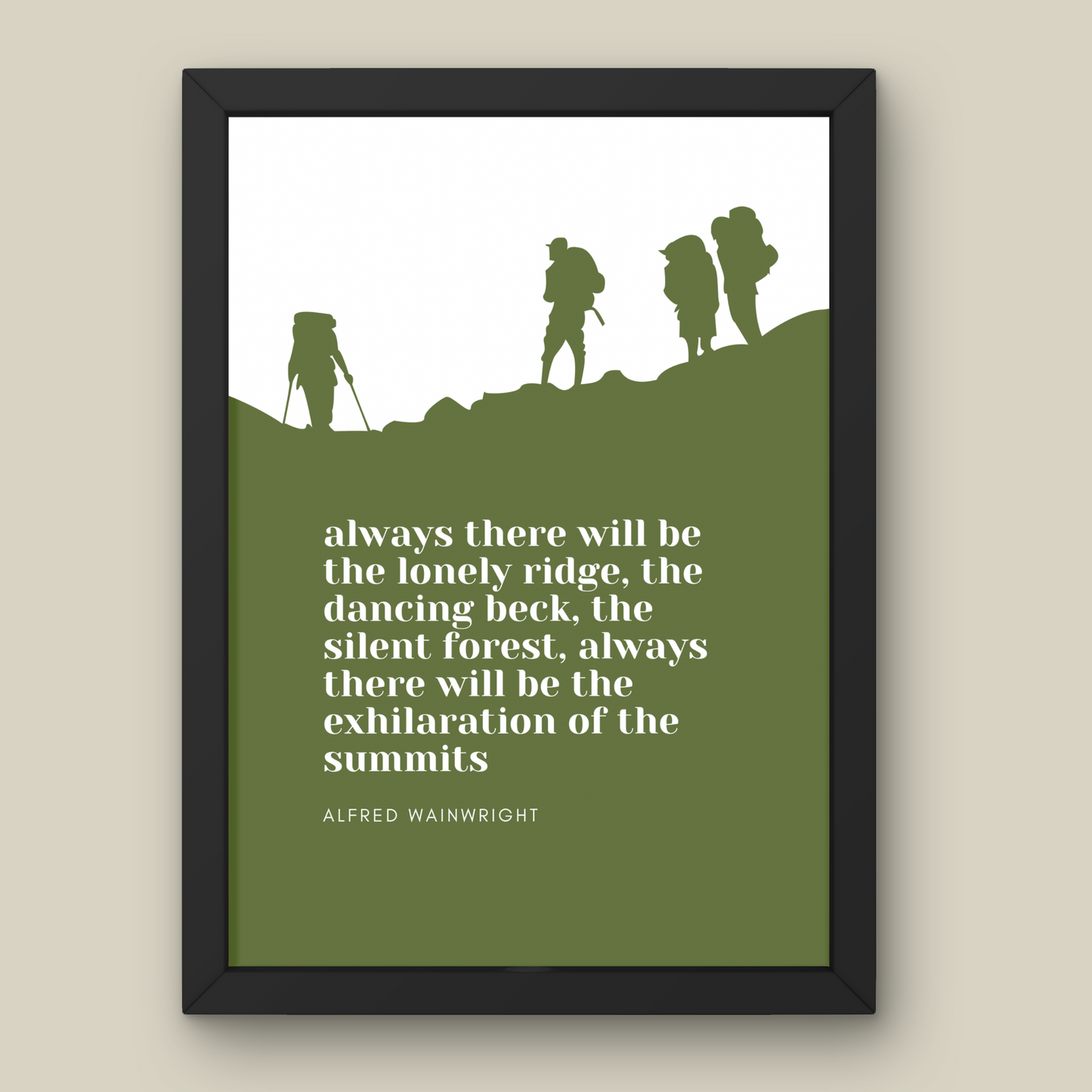 Wainwright Quote Print