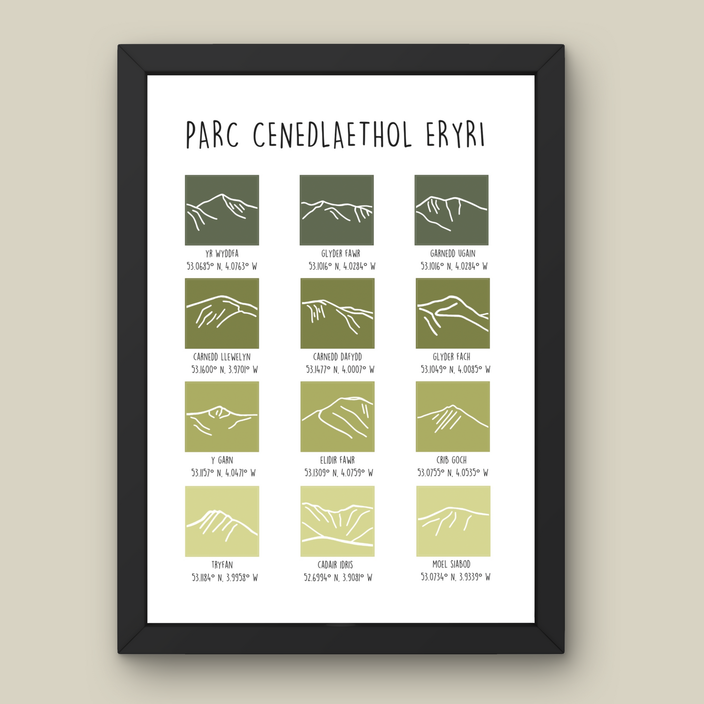 Parc Cenedlaethol Eryri Print