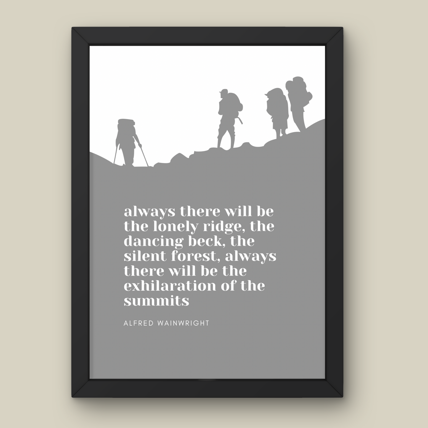 Wainwright Quote Print