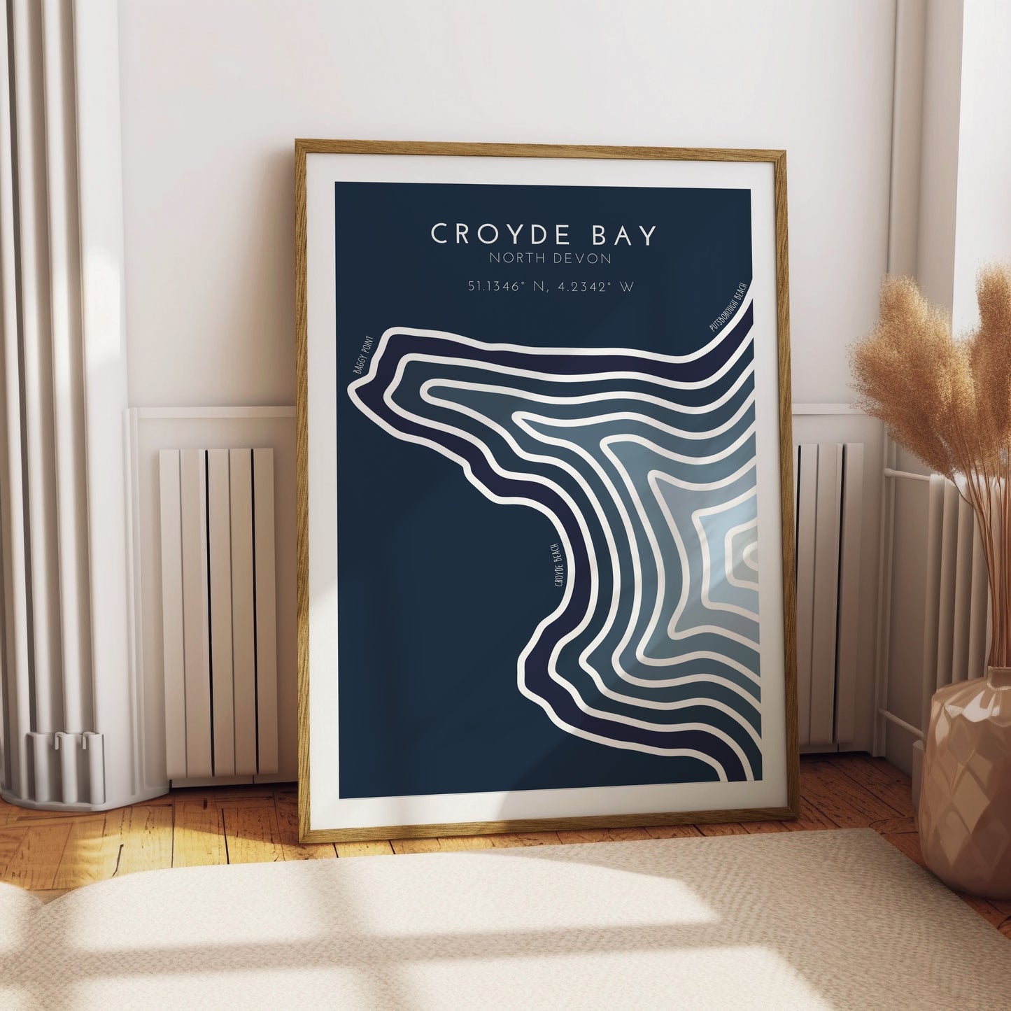 Croyde Bay Coastline Print - Croyde Bay Print
