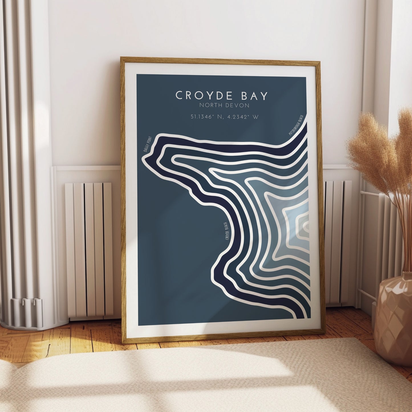 Croyde Bay Coastline Print - Croyde Bay Print