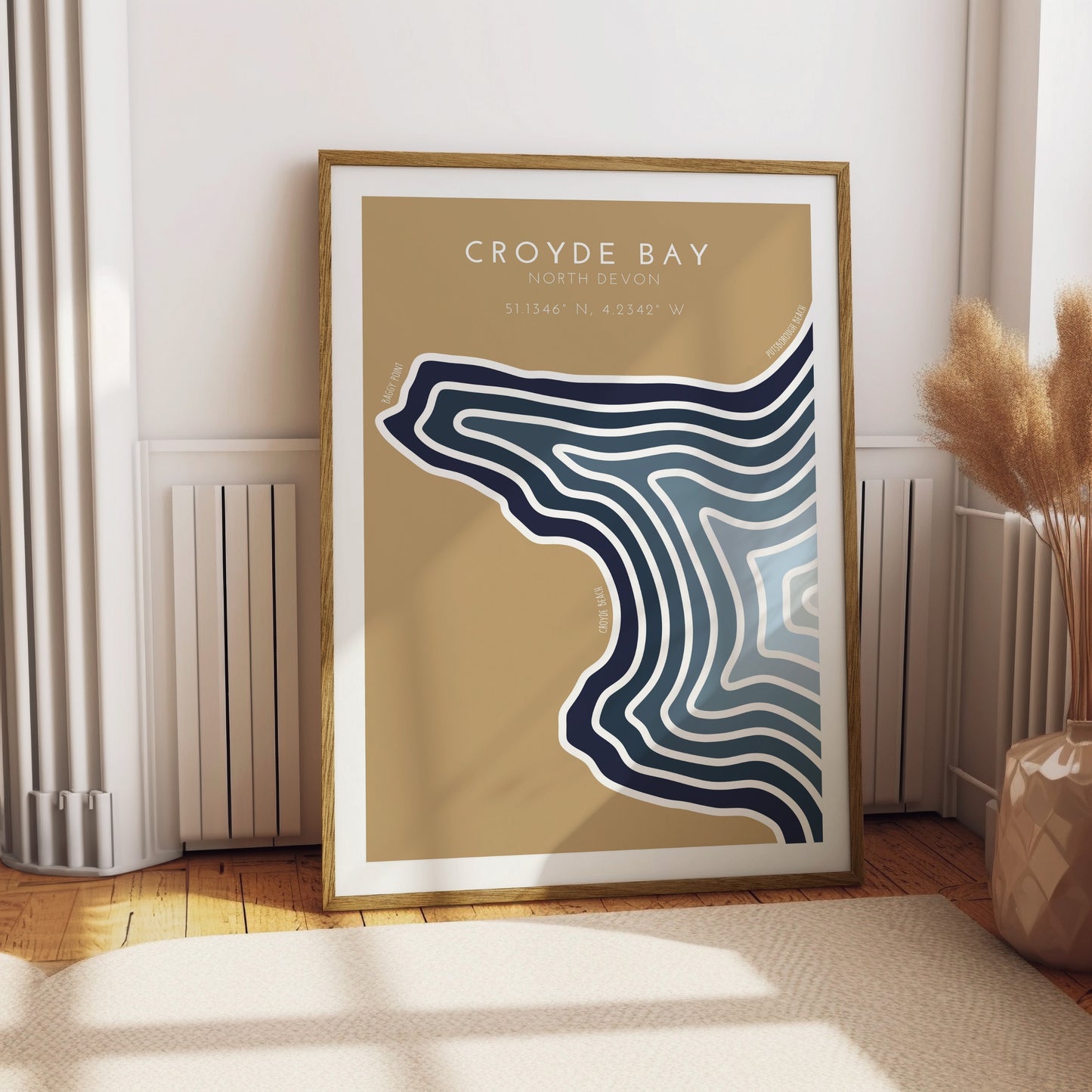 Croyde Bay Coastline Print - Croyde Bay Print