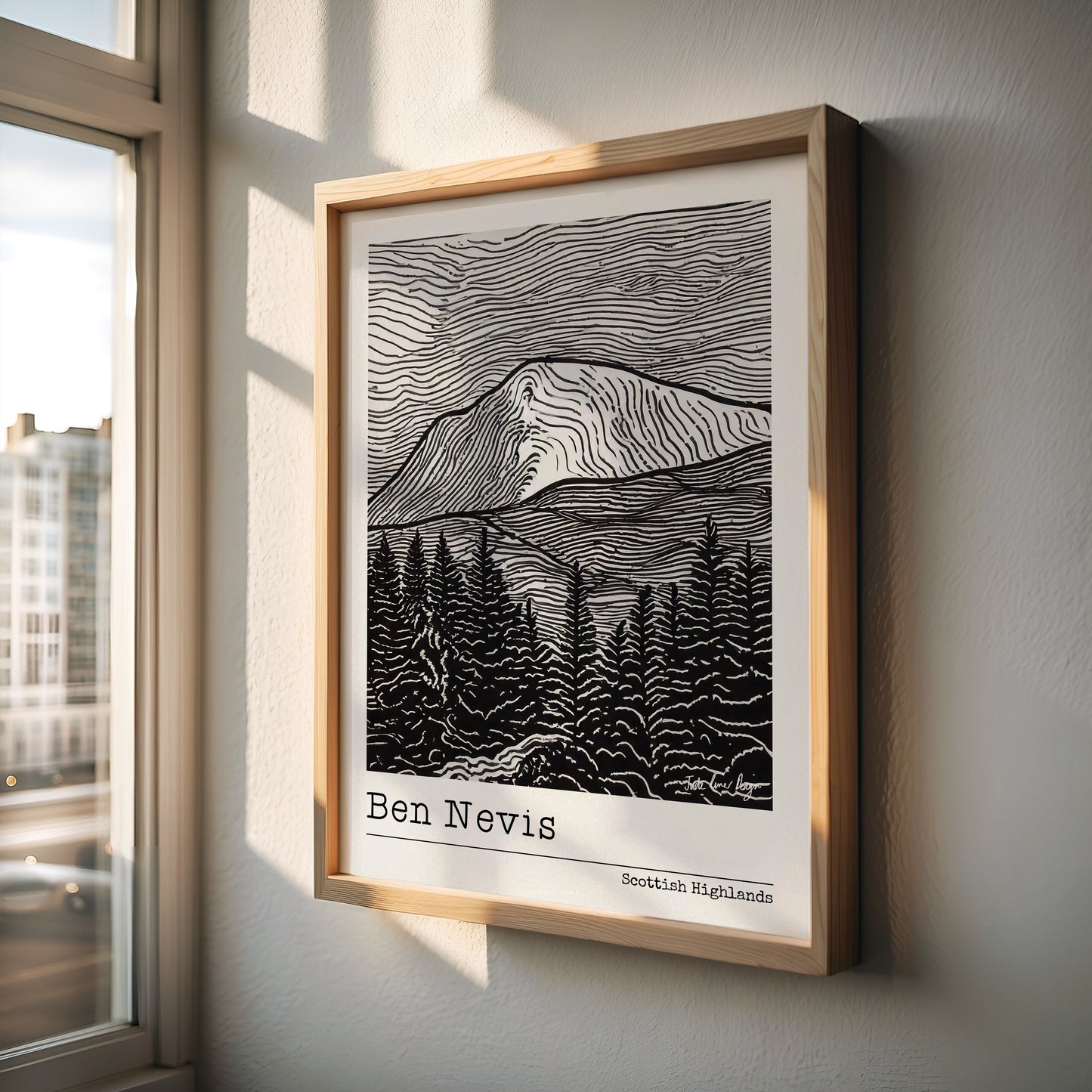 Three Peaks Prints - Set of 3 Highest Peaks in the UK - Ben Nevis, Scafell Pike & Yr Wyddfa