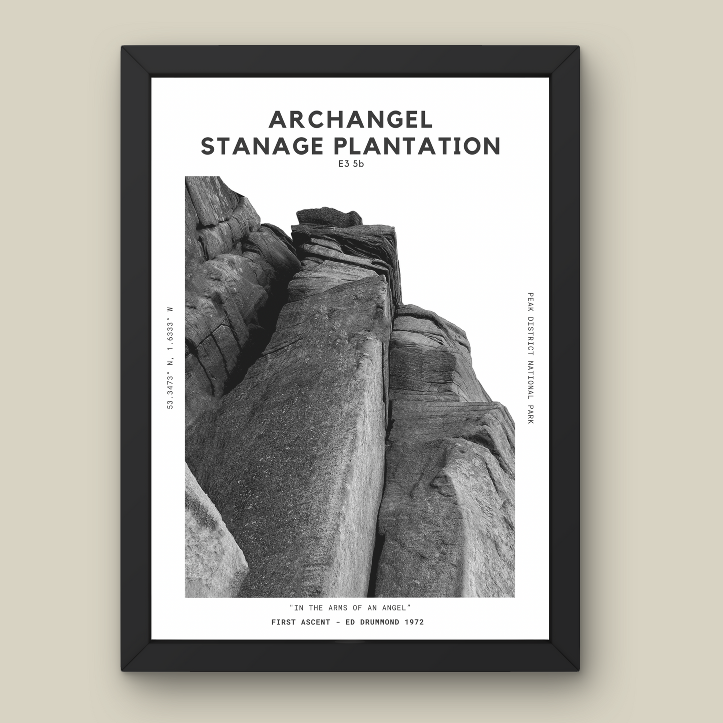 Archangel Stanage Plantation Climbing Print