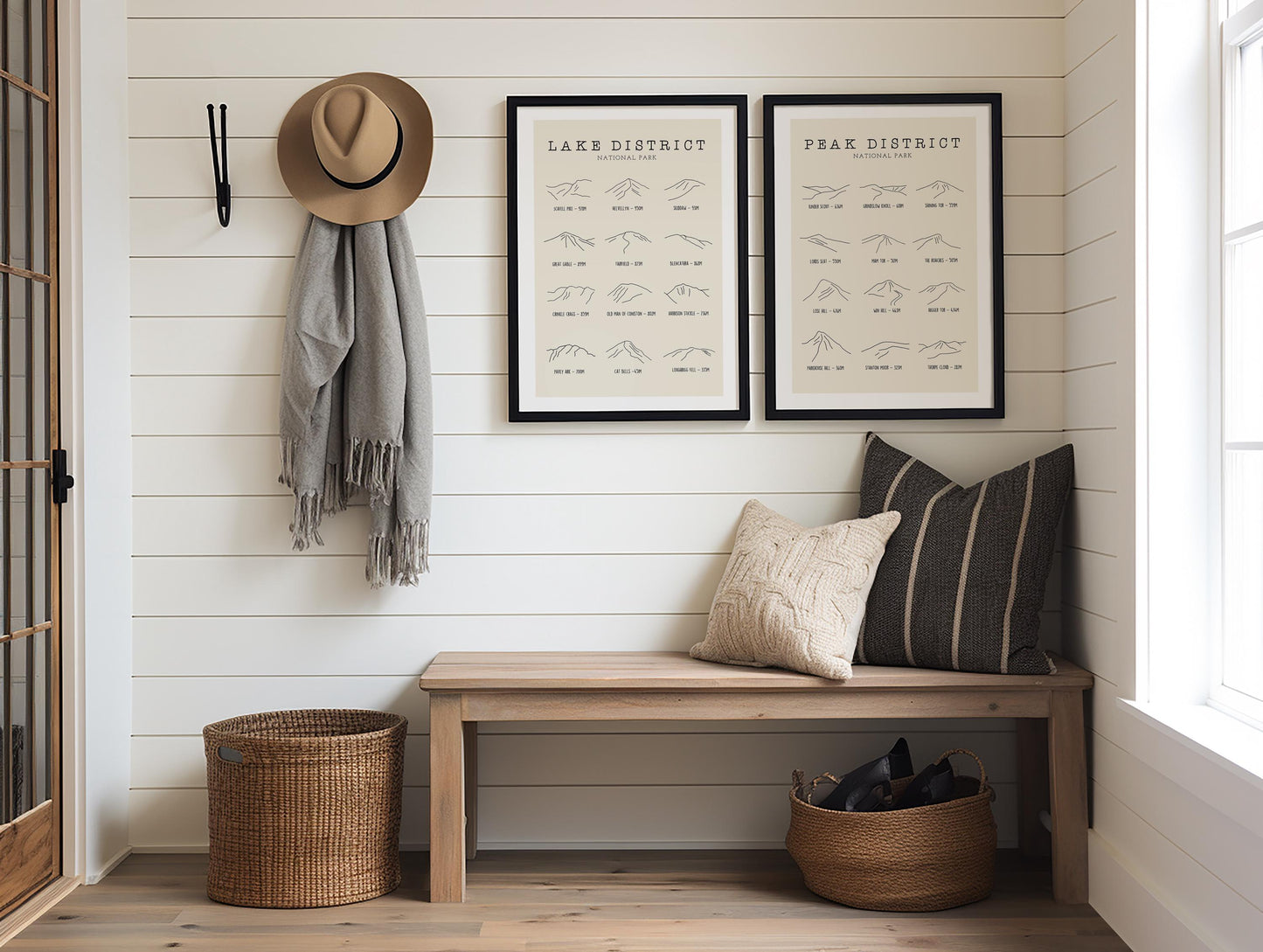 Lake District Print - Lake District Mountain Print - Lake District Fells - Wainwright Print - Hiking Gift, Free Personalisation